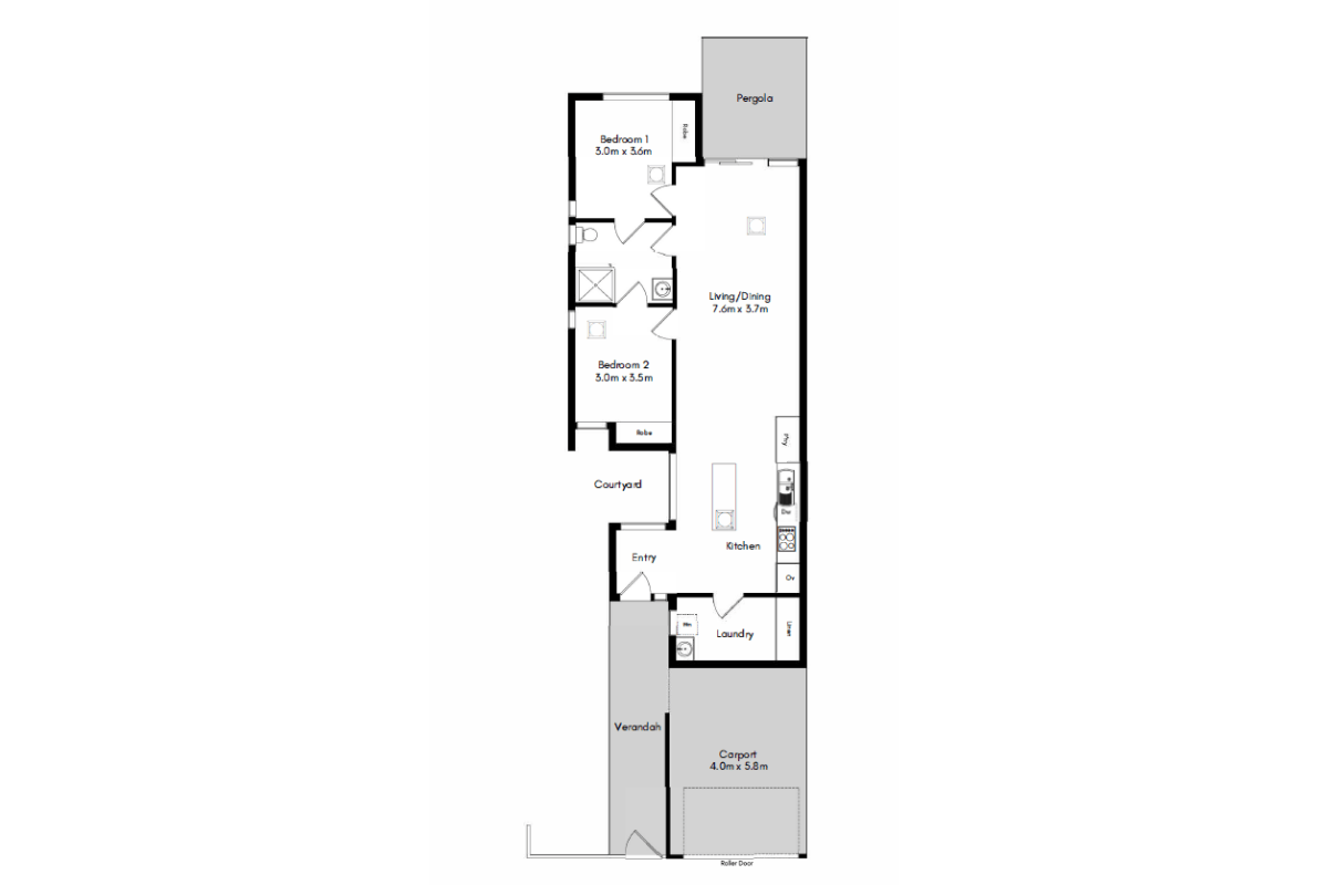North Brighton #6 — Floorplan 1