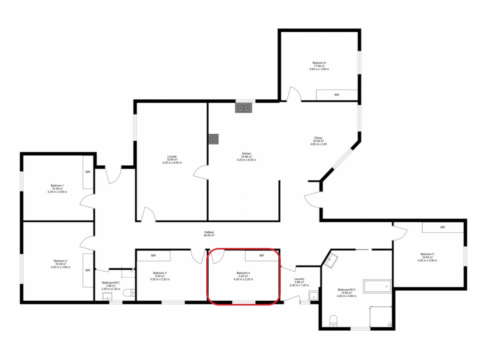 Shared Supporting Living in Hampton — Floorplan 1