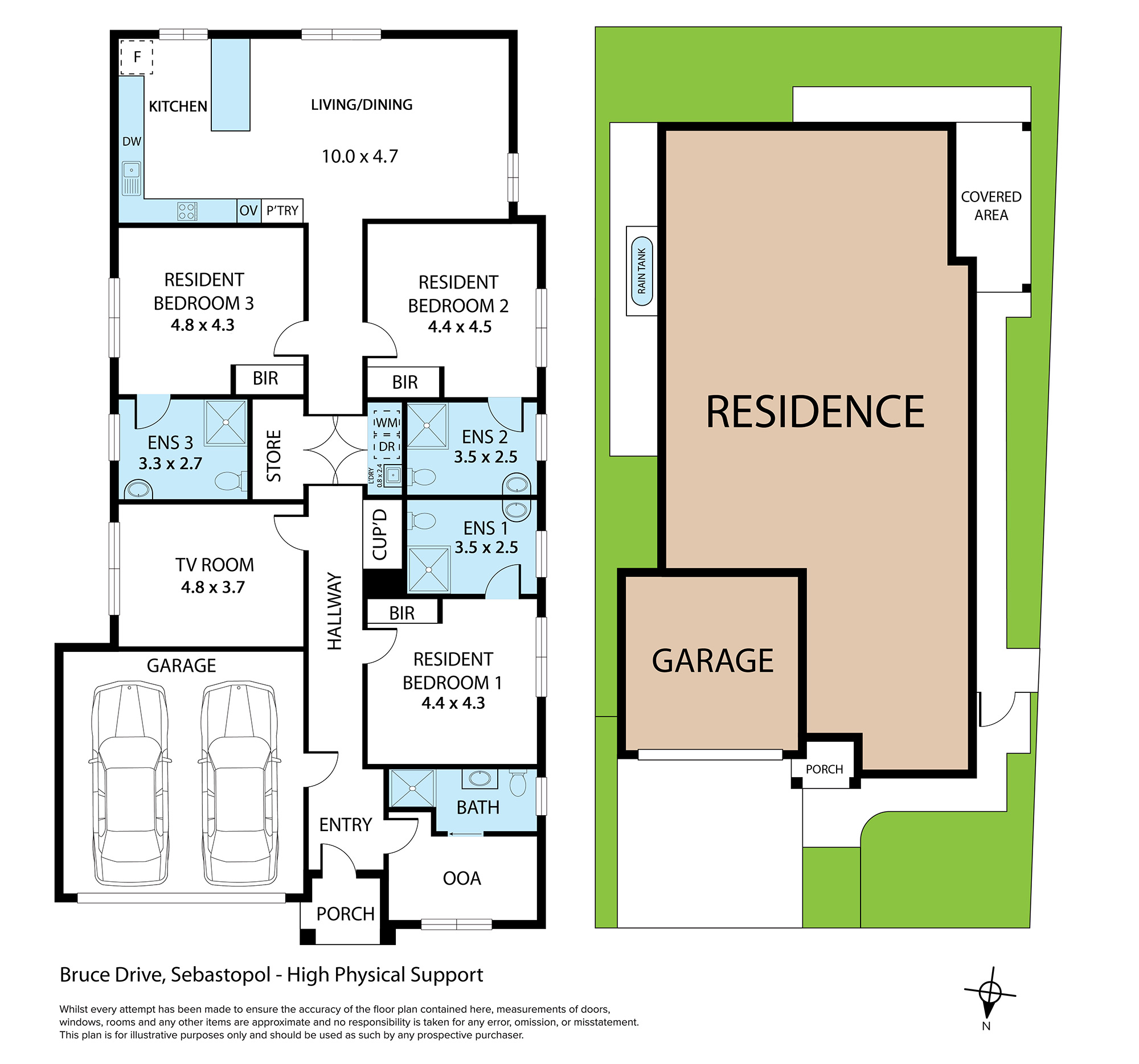 Modern 3 bedroom home with High Physical Support features available! — Home image 6