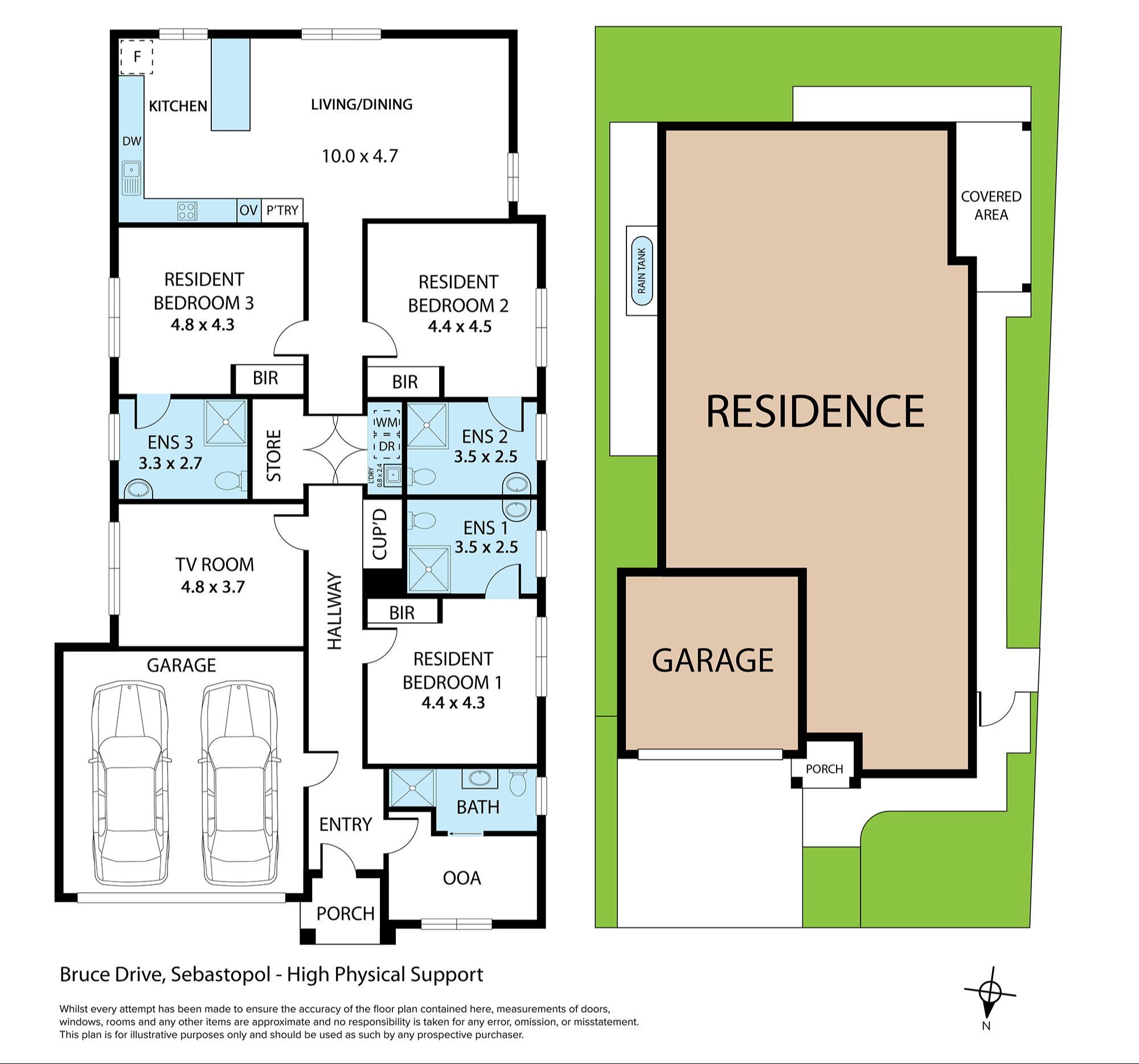 Modern 3 bedroom home with High Physical Support features available! — Home image 5