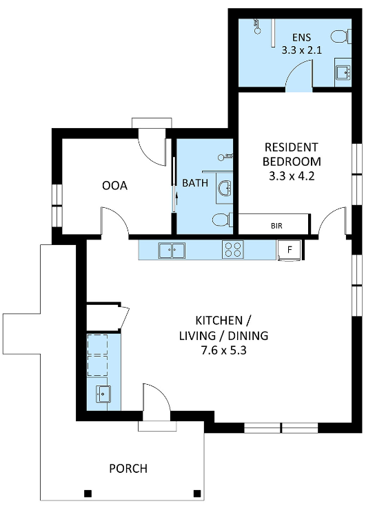 Kangaroo Flat – Robust Villa 1:1 — Floorplan 1
