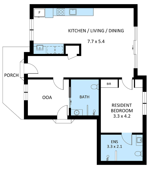 Kangaroo Flat – Robust Villa 1:1 — Floorplan 2