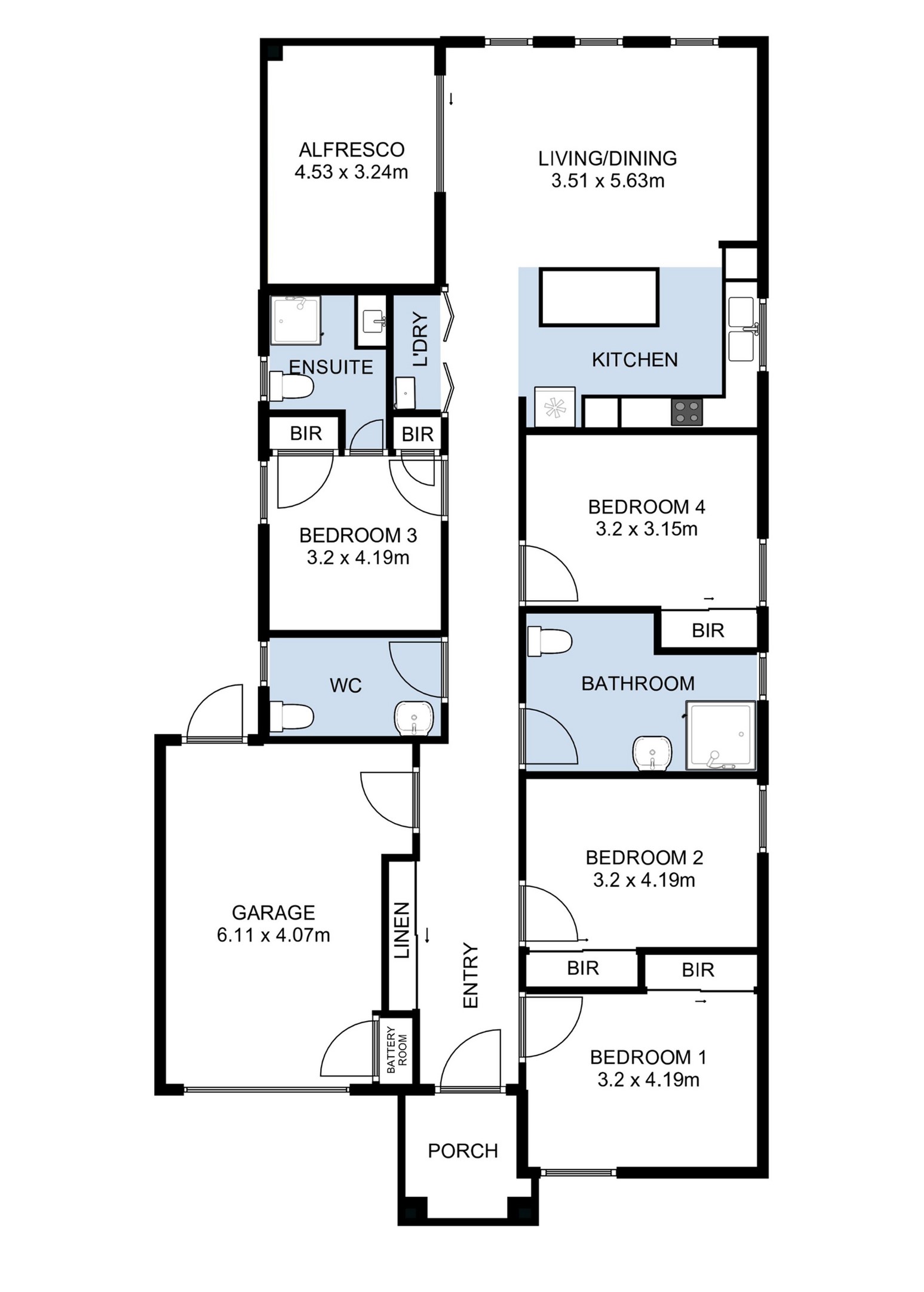High Physical House — Floorplan 1