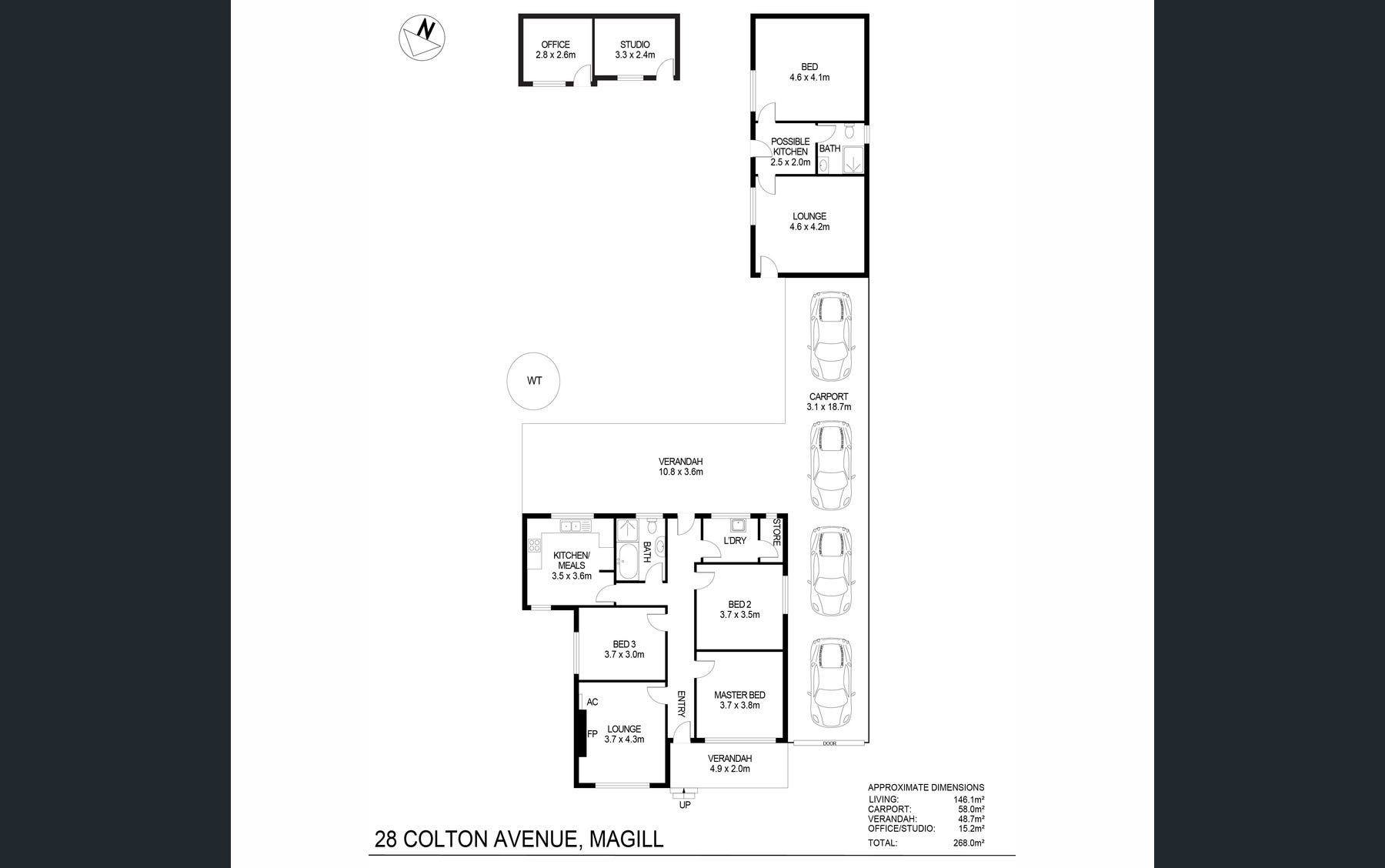 Discover Comfort & Accessibility in Magill, a Prime location of Adelaide! — Floorplan 1