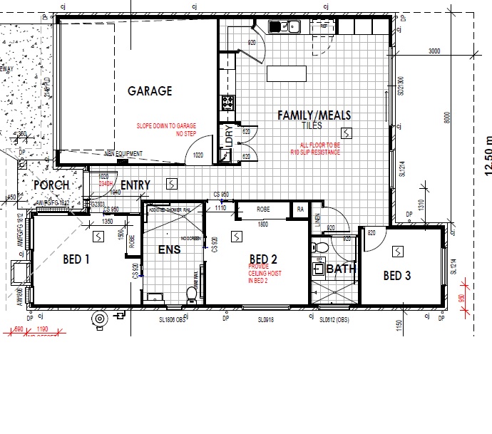 Purpose Built Improved Livability Disability Accommodation for 2. — Floorplan 1