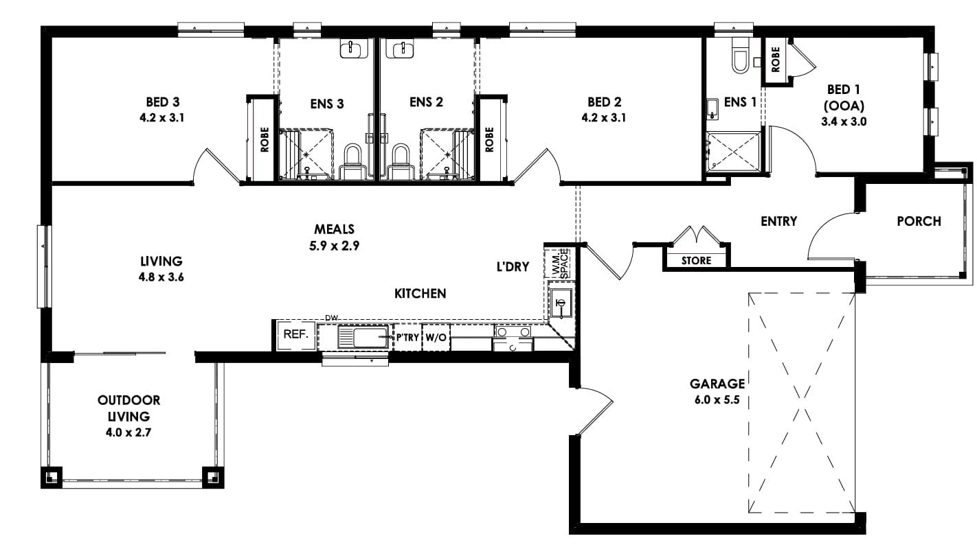 Anthurium Dr, Mt Duneed, VIC 3217 — Floorplan 1