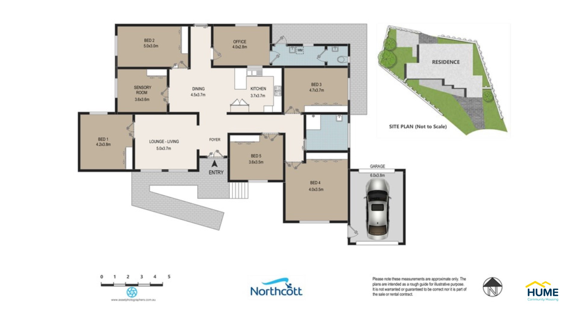 Single storey disability home in a cul-de-sac, Liverpool NSW 2170 — Floorplan 1
