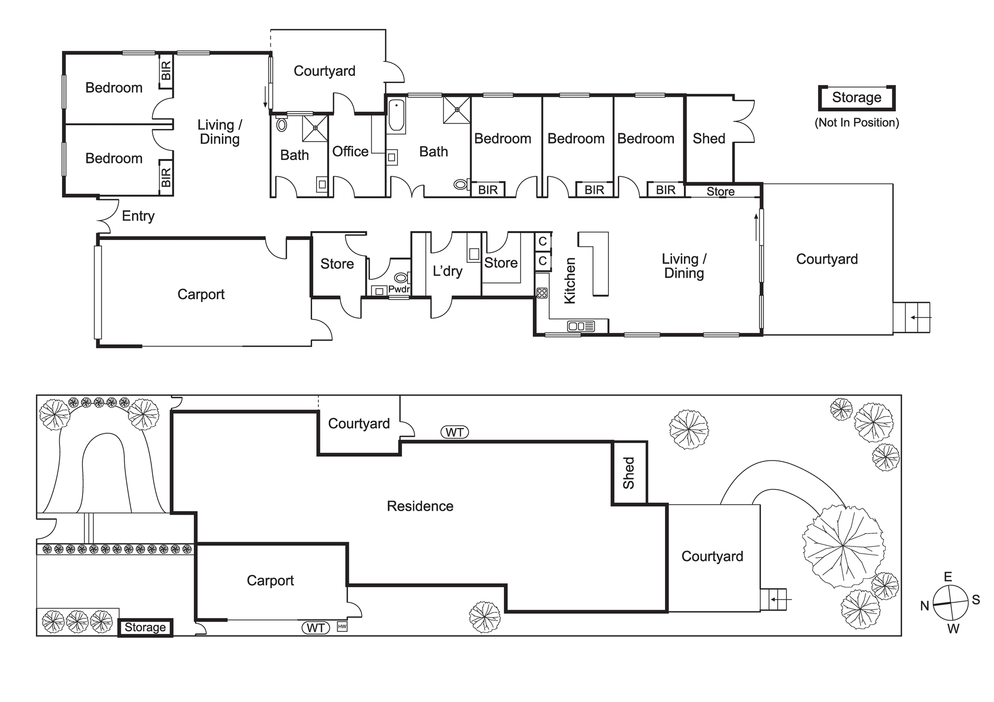 Asquith – shared 5-bedroom all male home — Floorplan 1