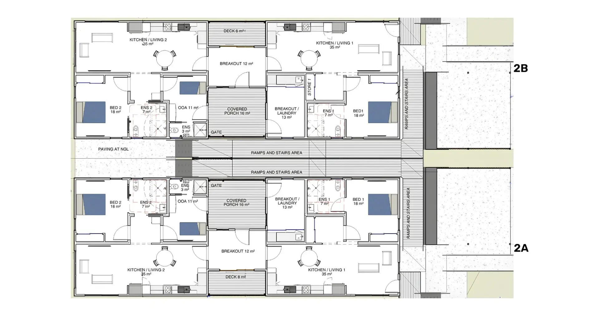 Casino 2A | Robust 2-Resident — Floorplan 1