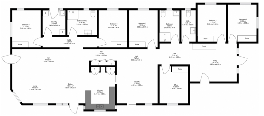 Family home feel in this spacious home located in Blackburn North. — Floorplan 1