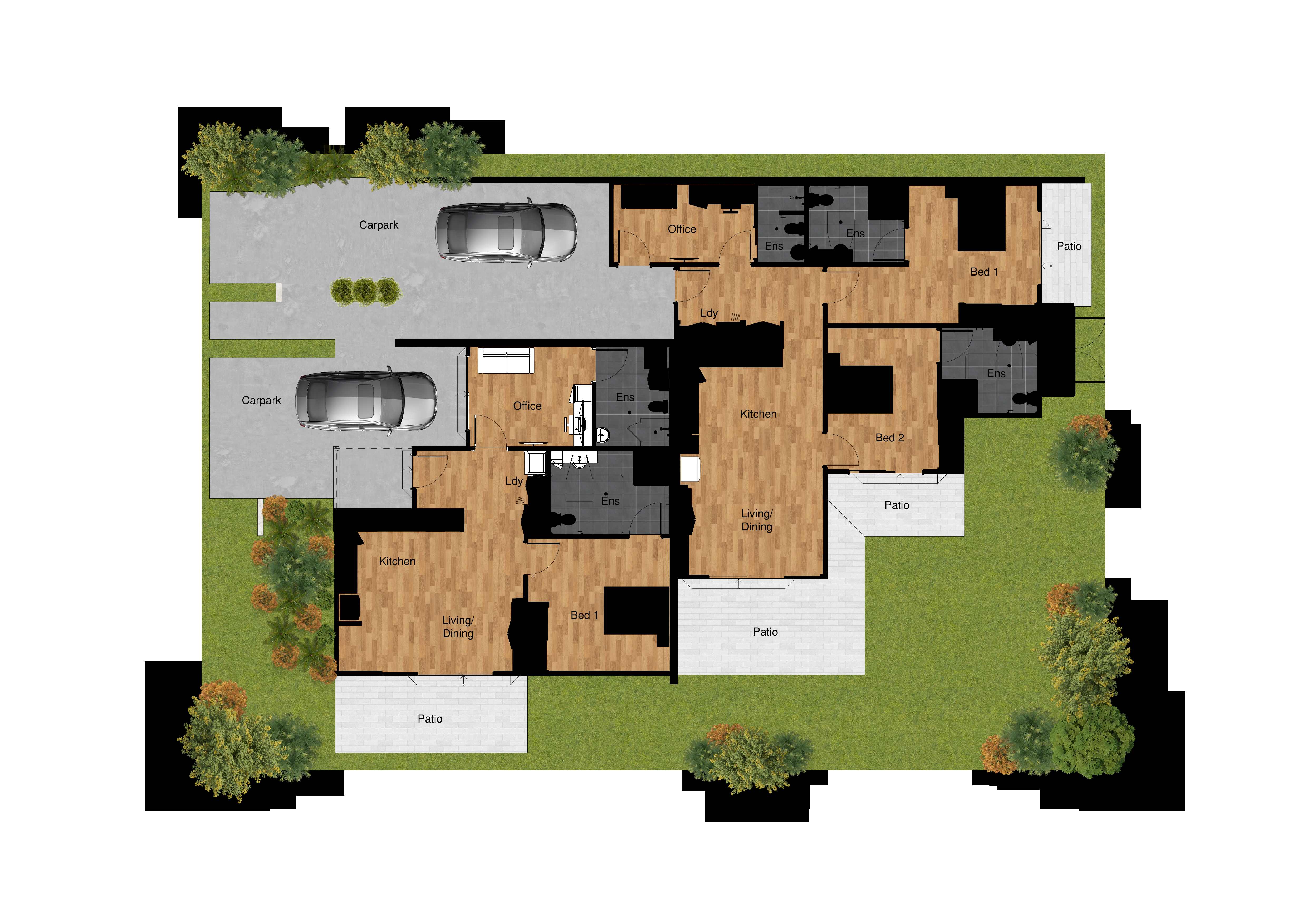 1 vacancy in 2 resident HPS Villa in Deception Bay — Floorplan 2