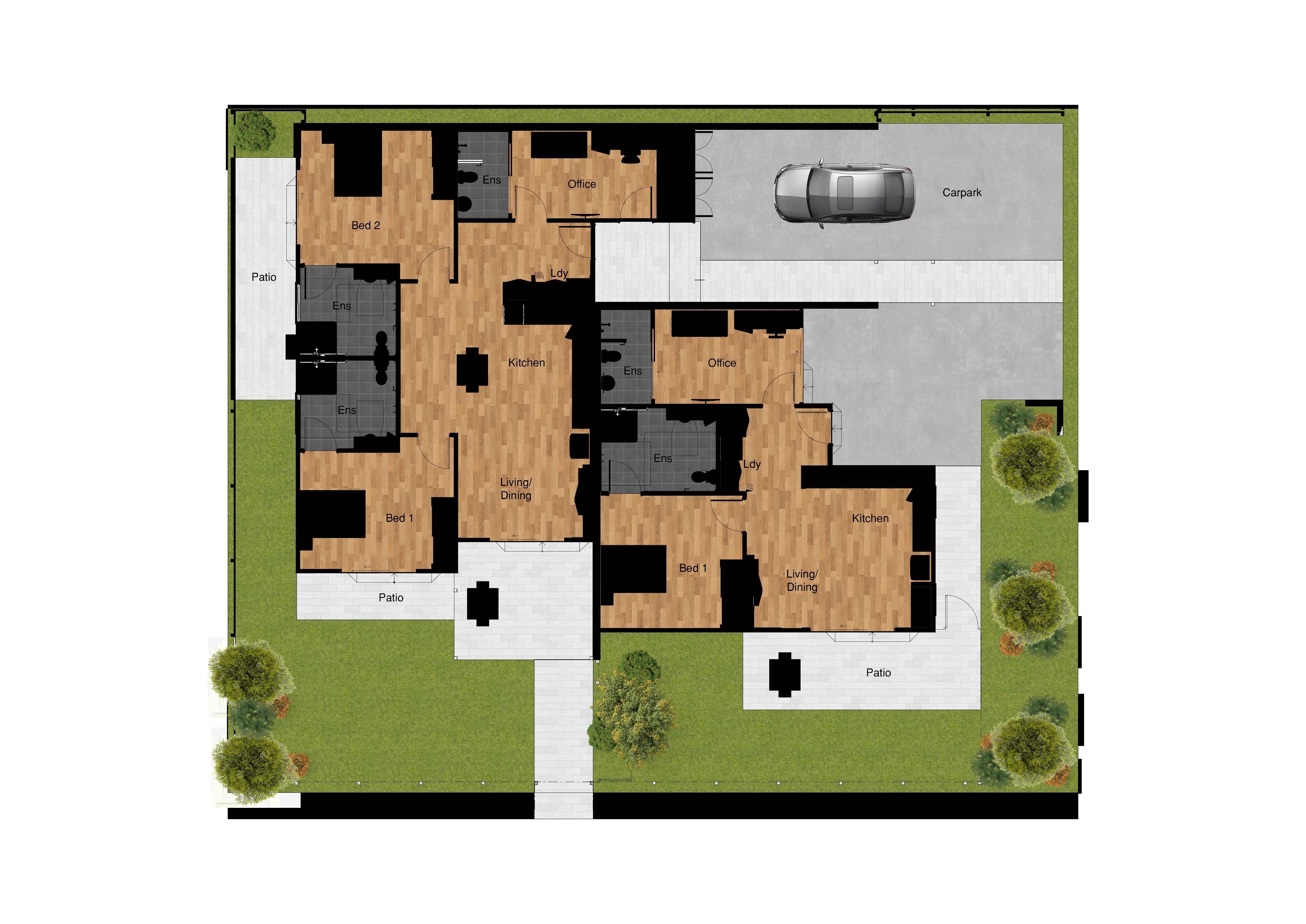 1 vacancy in 2 resident HPS Villa in Deception Bay — Floorplan 3