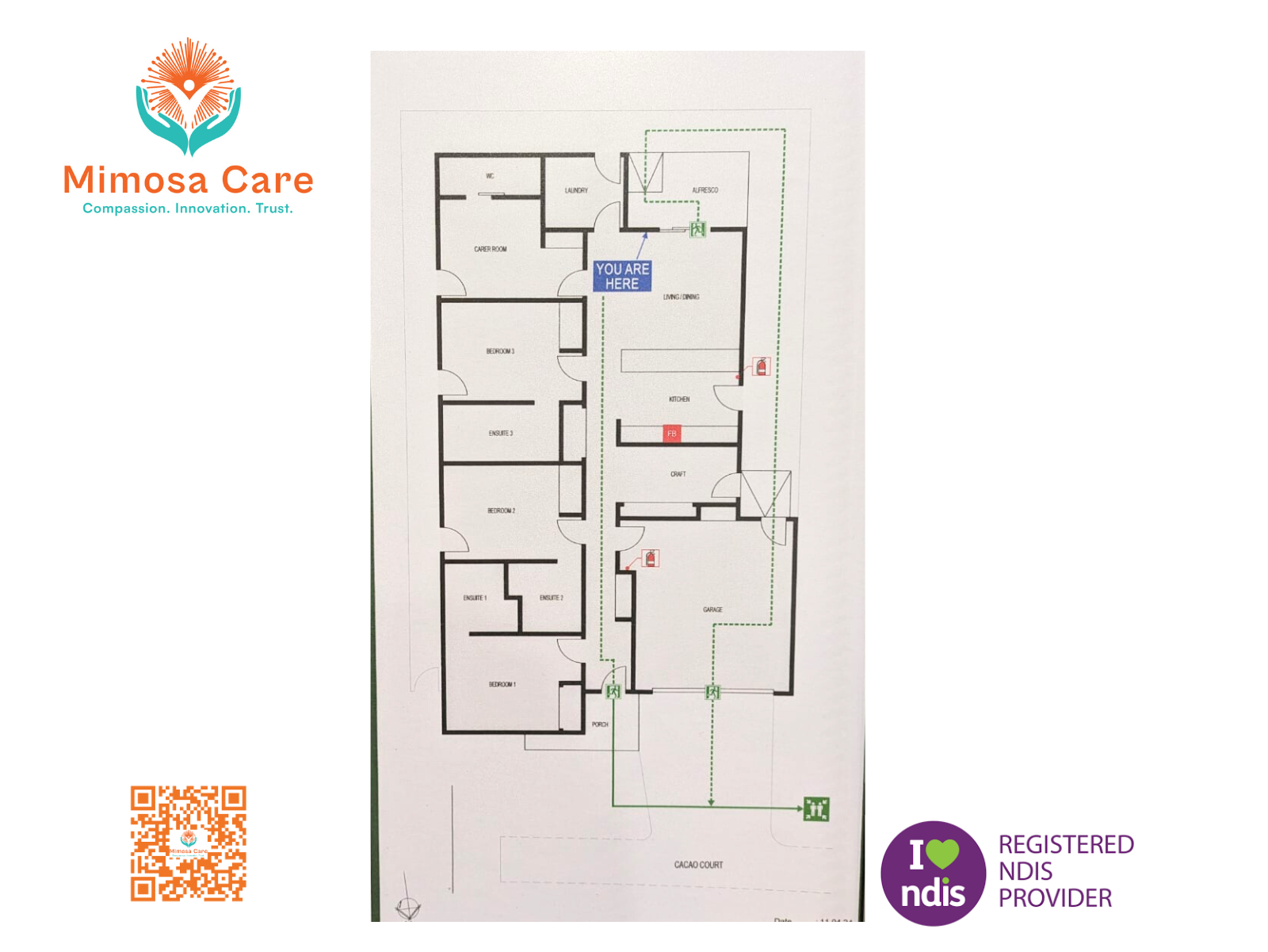 SDA High Physical Support home located in  Junction Village, Victoria — Floorplan 1