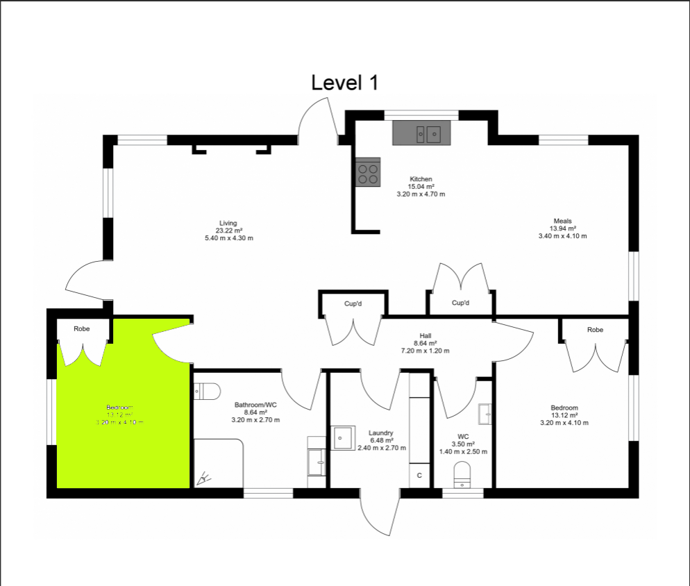 Comfortable living in Craigieburn. — Floorplan 1