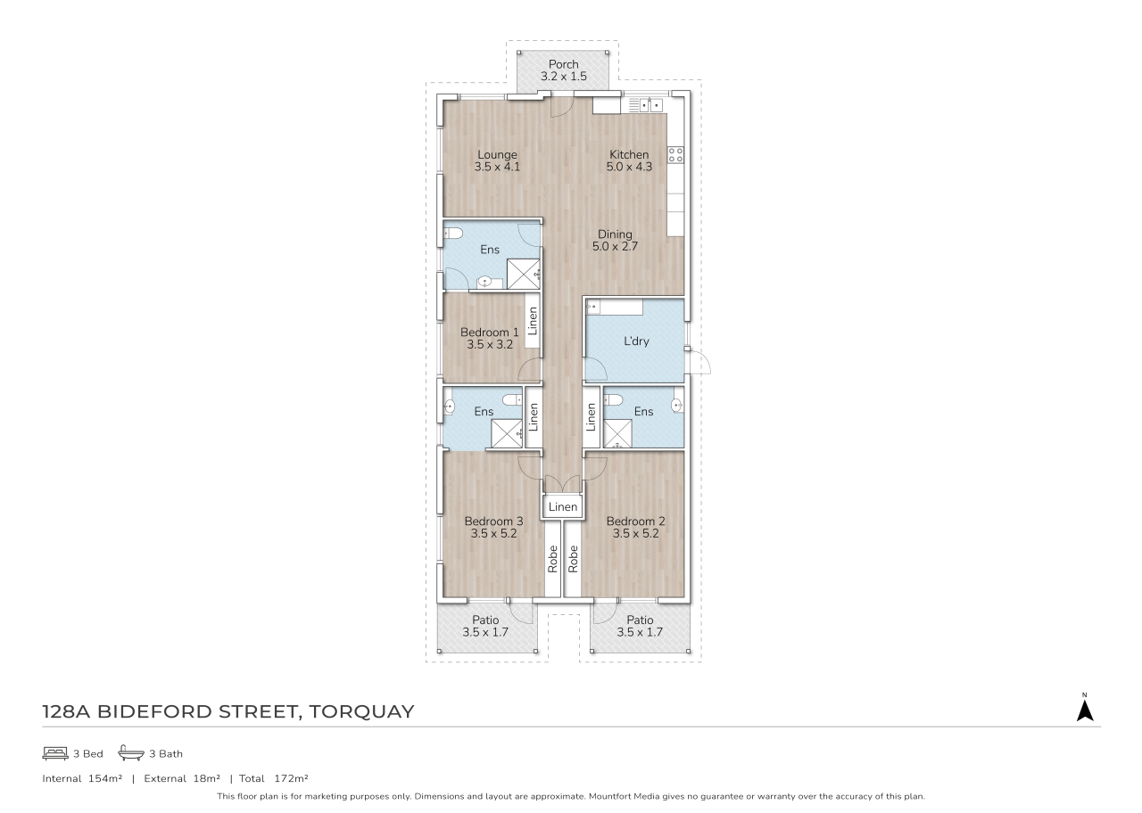 Brand New 2 Participant HPS House + OOA in Torquay for Comfort & Safety — Floorplan 1