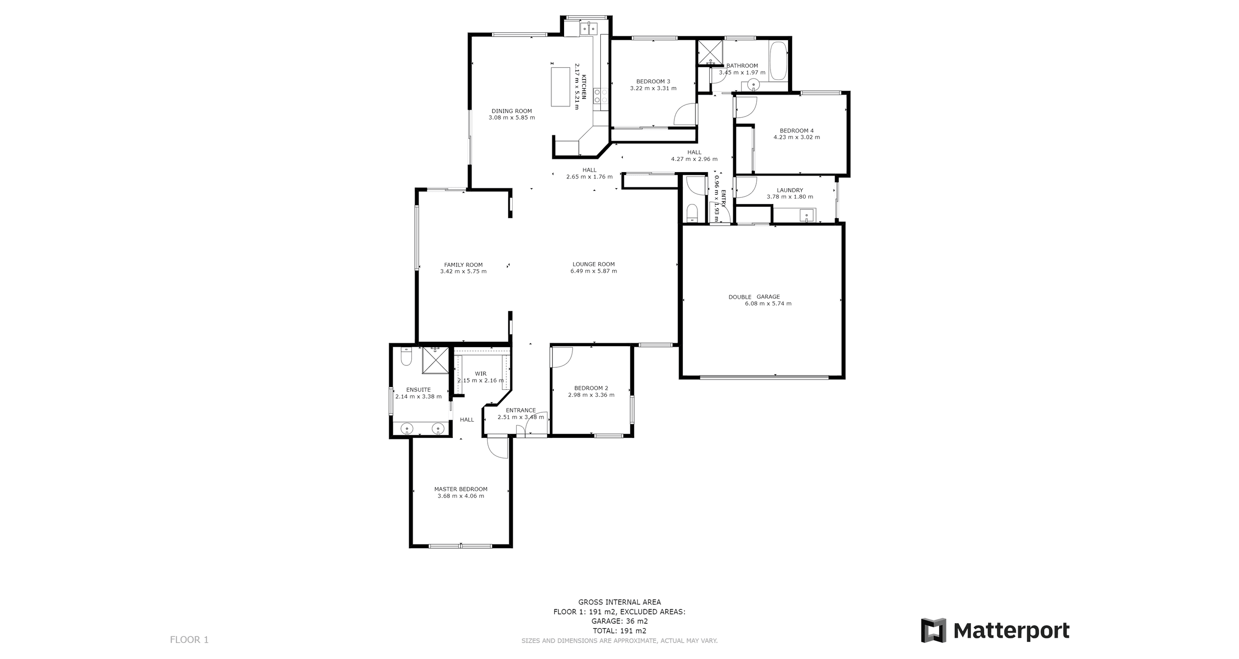 Varsity Lakes Home — Floorplan 1
