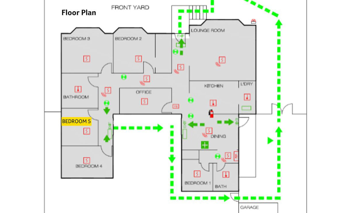 Allambie Heights - shared 5-bedroom home — Floorplan 1