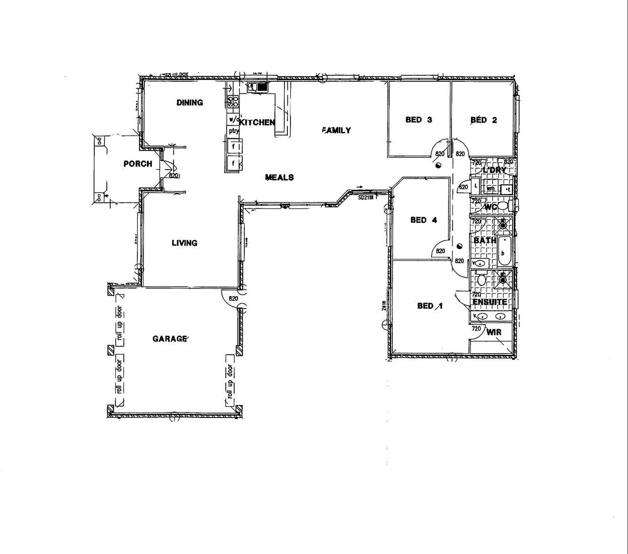 Spacious 4-Bedroom Contemporary Home in Clovelly Park — Floorplan 1