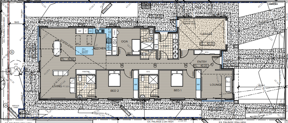 Modern Home in Fairfield — Floorplan 1