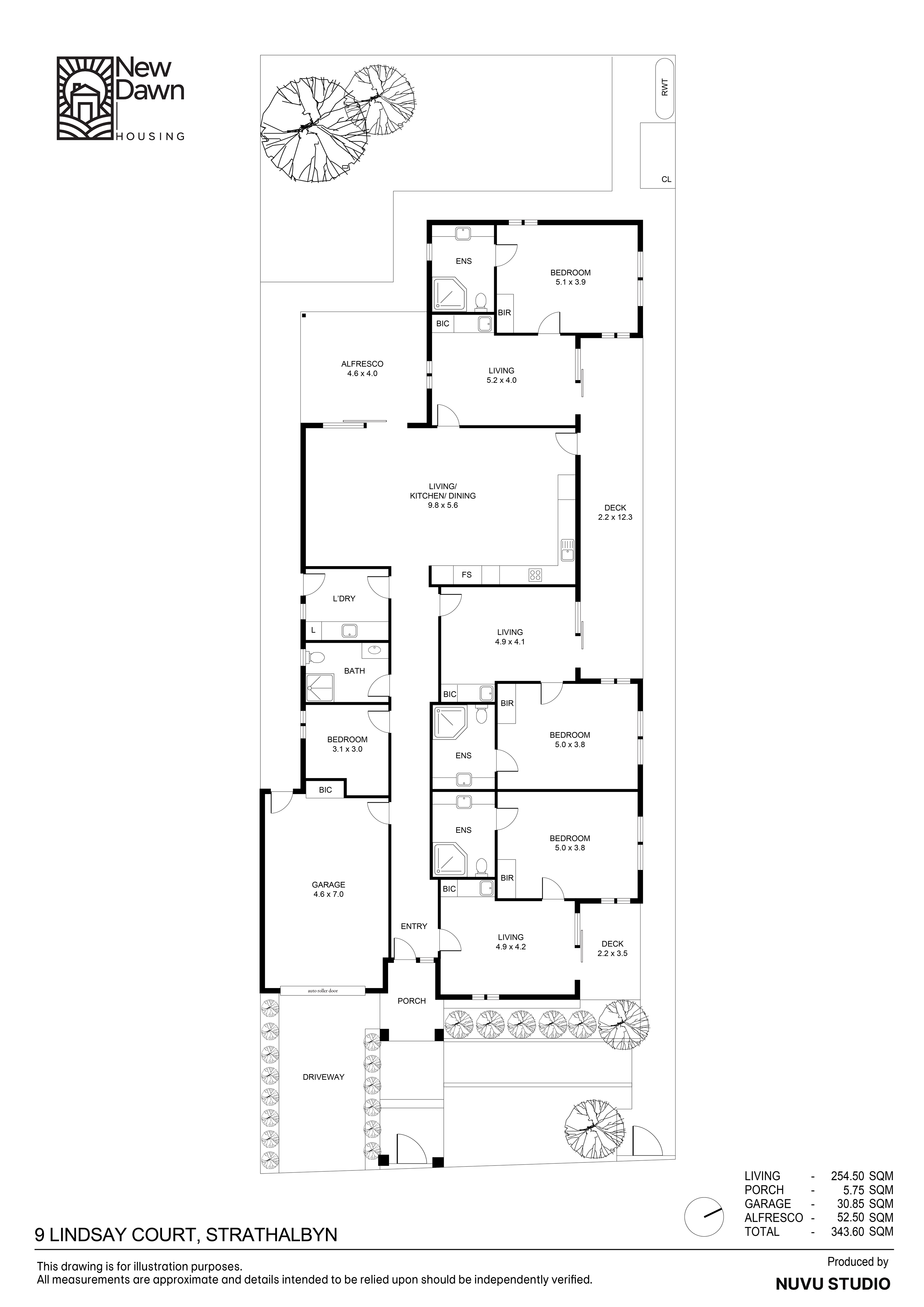 New Build SDA In Strathalbyn — Floorplan 1