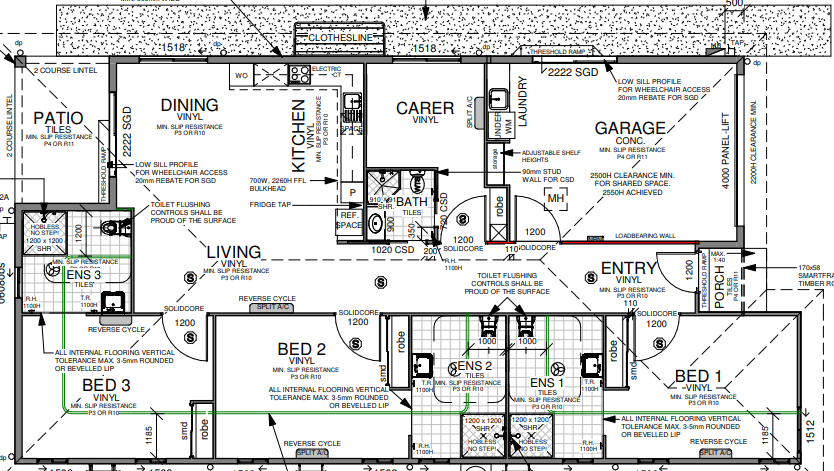 Exceptional High Physical Support SDA Home in Kelso — Floorplan 1