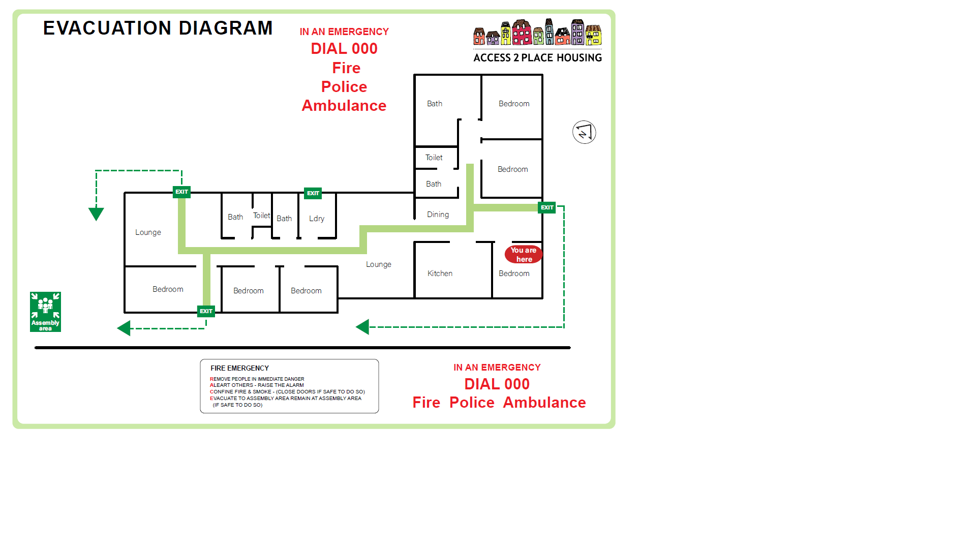 KINGSTON SOUTH EAST AVAILABLE NOW! 3 Bedroom Basic Share Home — Floorplan 1
