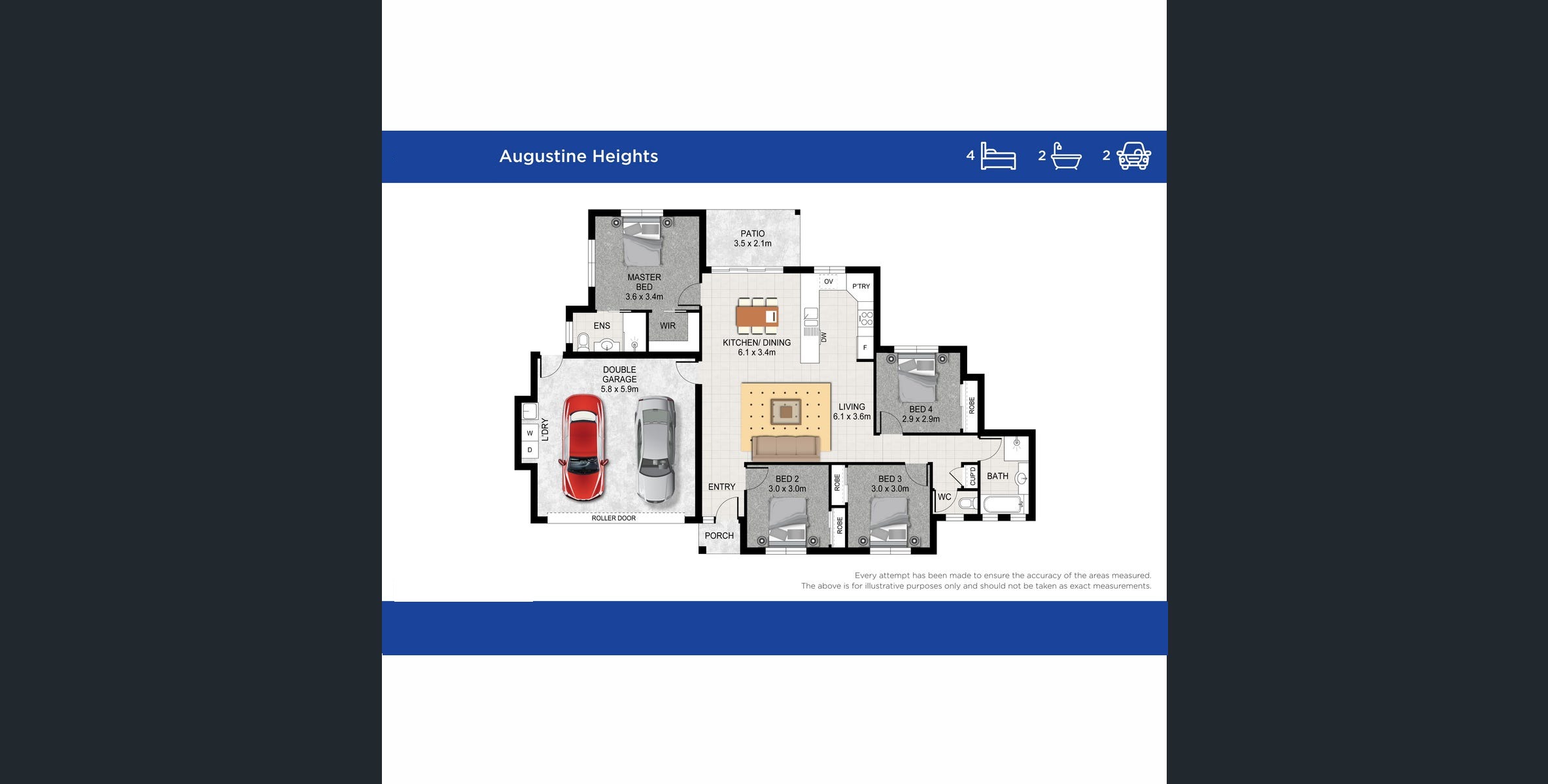 Supported SIL living in Augustine Heights with a generous backyard. — Floorplan 1