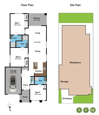 Brand-New Robust Home in Mambourin Spacious 2+1 Living — Floorplan 1
