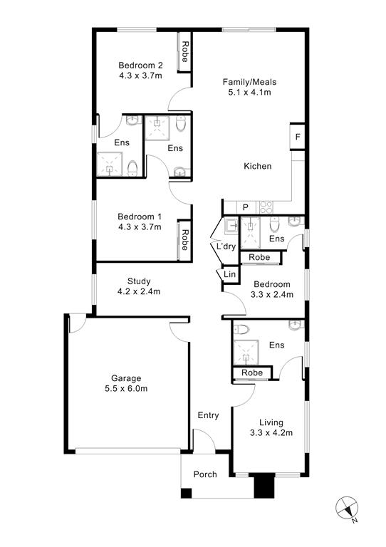 Rooted in Community, Designed for You – Accessible Living in Tarneit — Floorplan 1