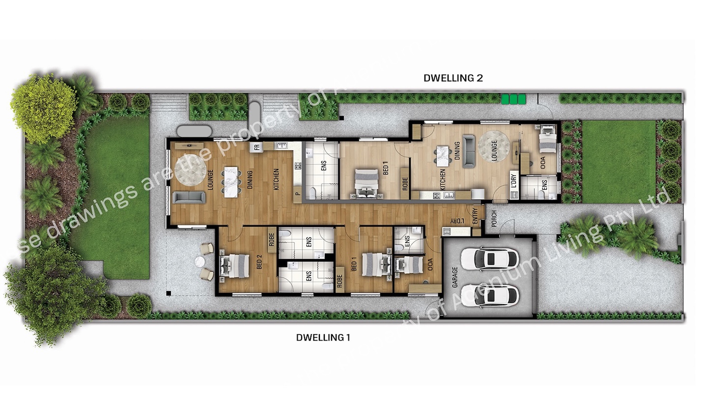 Ideal location for community access — Floorplan 1