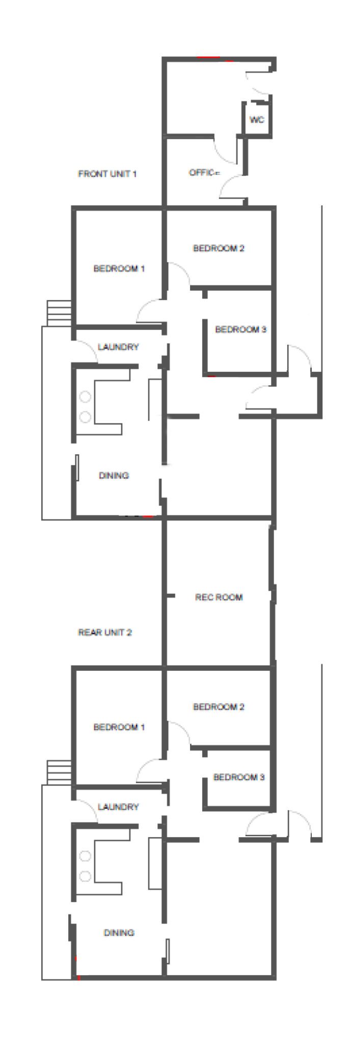 Disability Accommodation in The Blue Mountains 11-212 — Floorplan 1