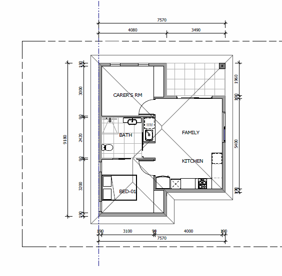 Modern Villa in Elizabeth North — Floorplan 1