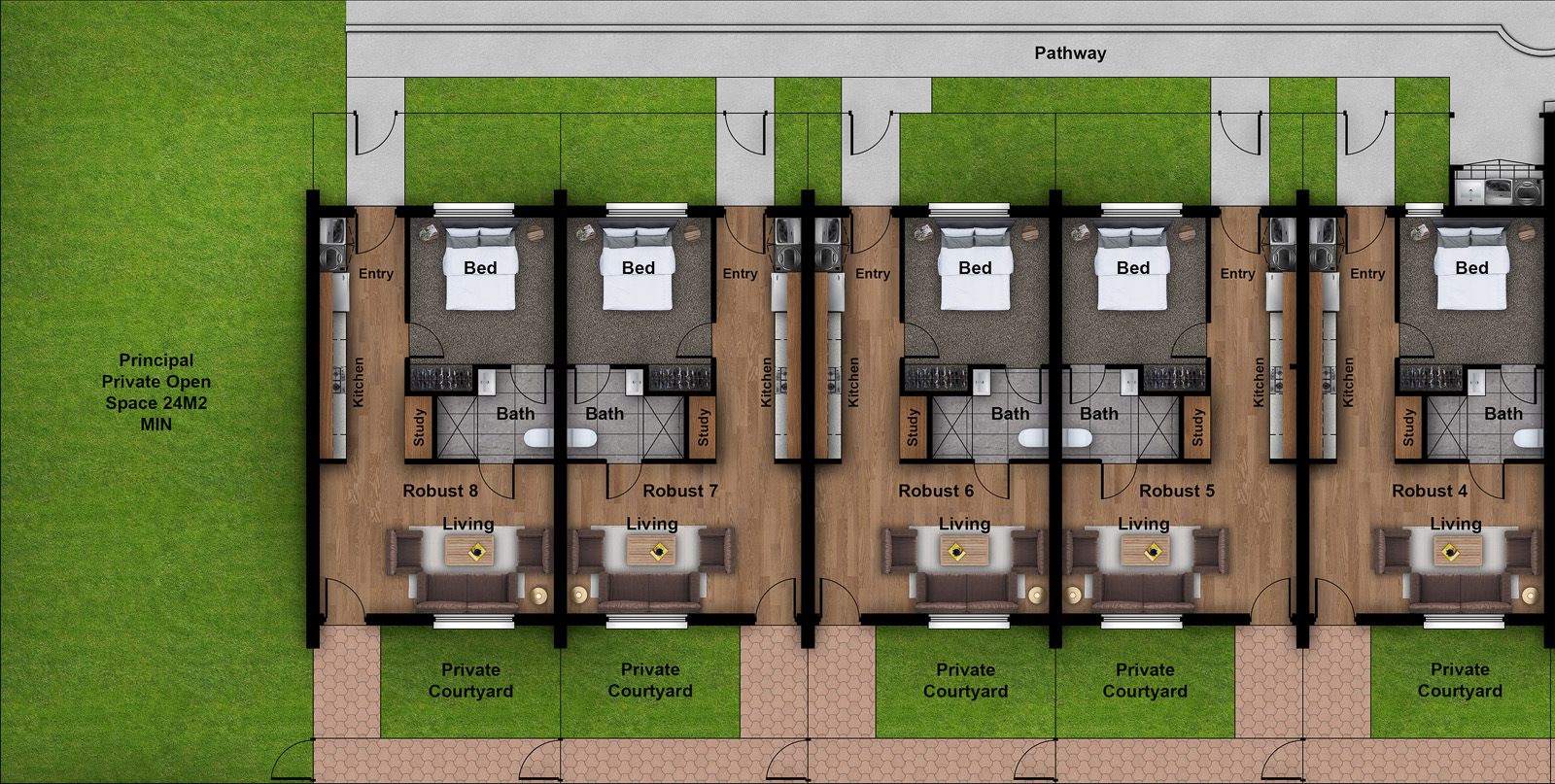 Hornsby, NSW - Villa — Floorplan 1