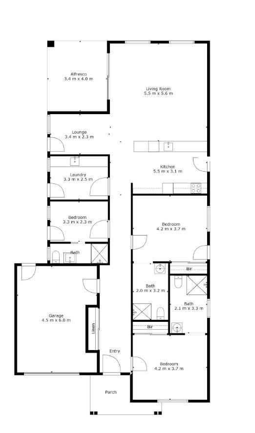 Modern SDA House in Junction Village - Perfect for 2 Residents — Floorplan 2
