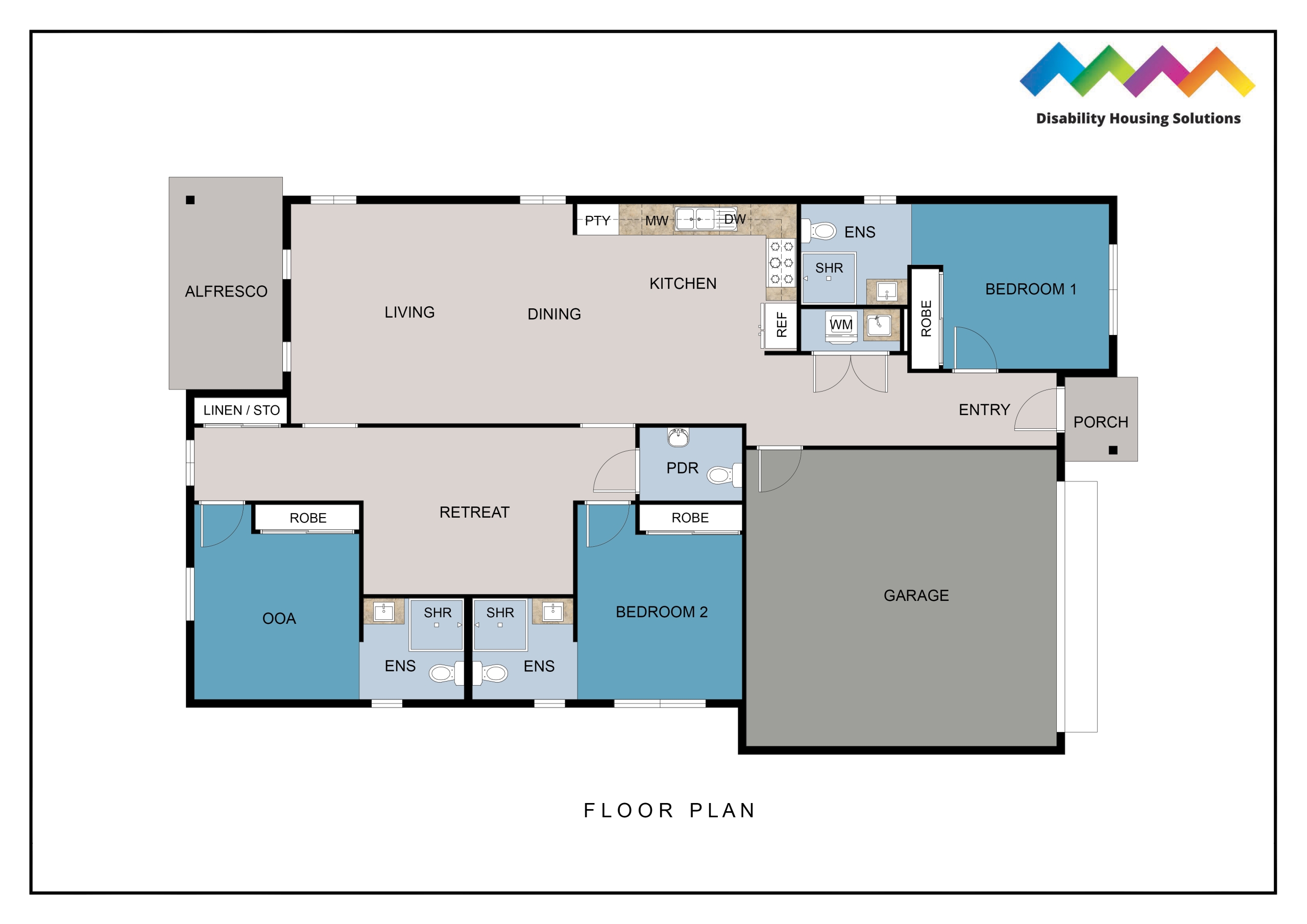 Fernvale, Ipswich Qld - IMPROVED LIVEABILITY HOUSE — Floorplan 1