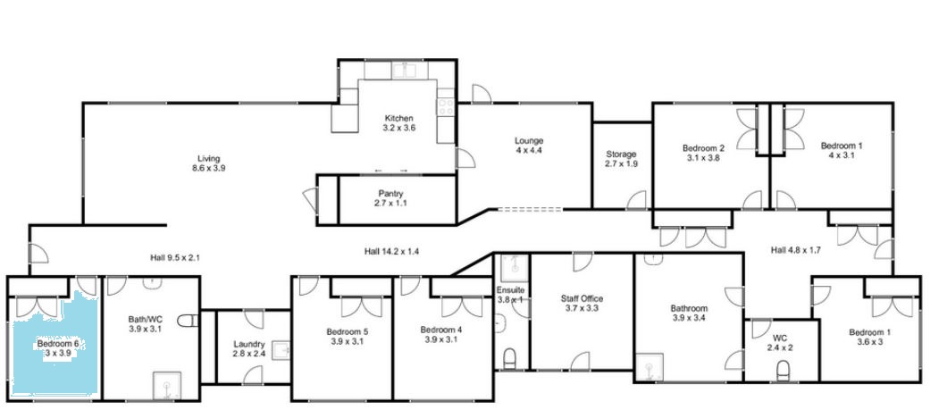 Central and convenient — Floorplan 1