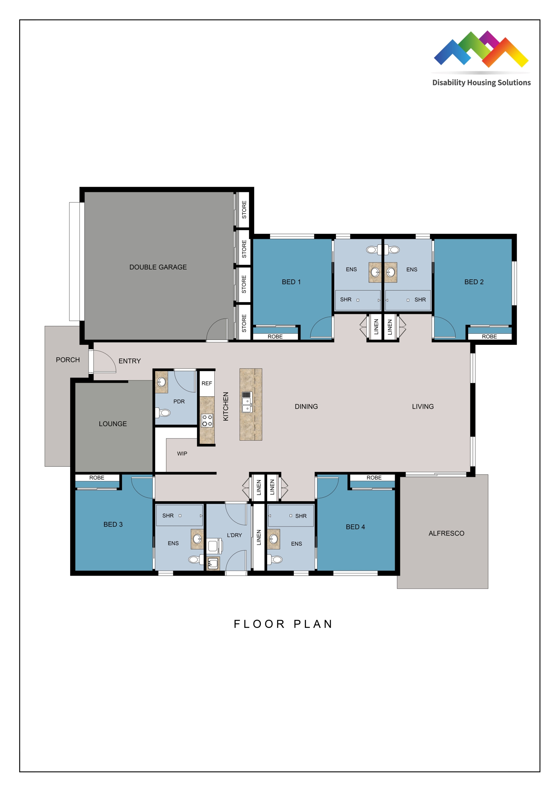 Drayton, Toowoomba QLD - Robust House — Floorplan 1