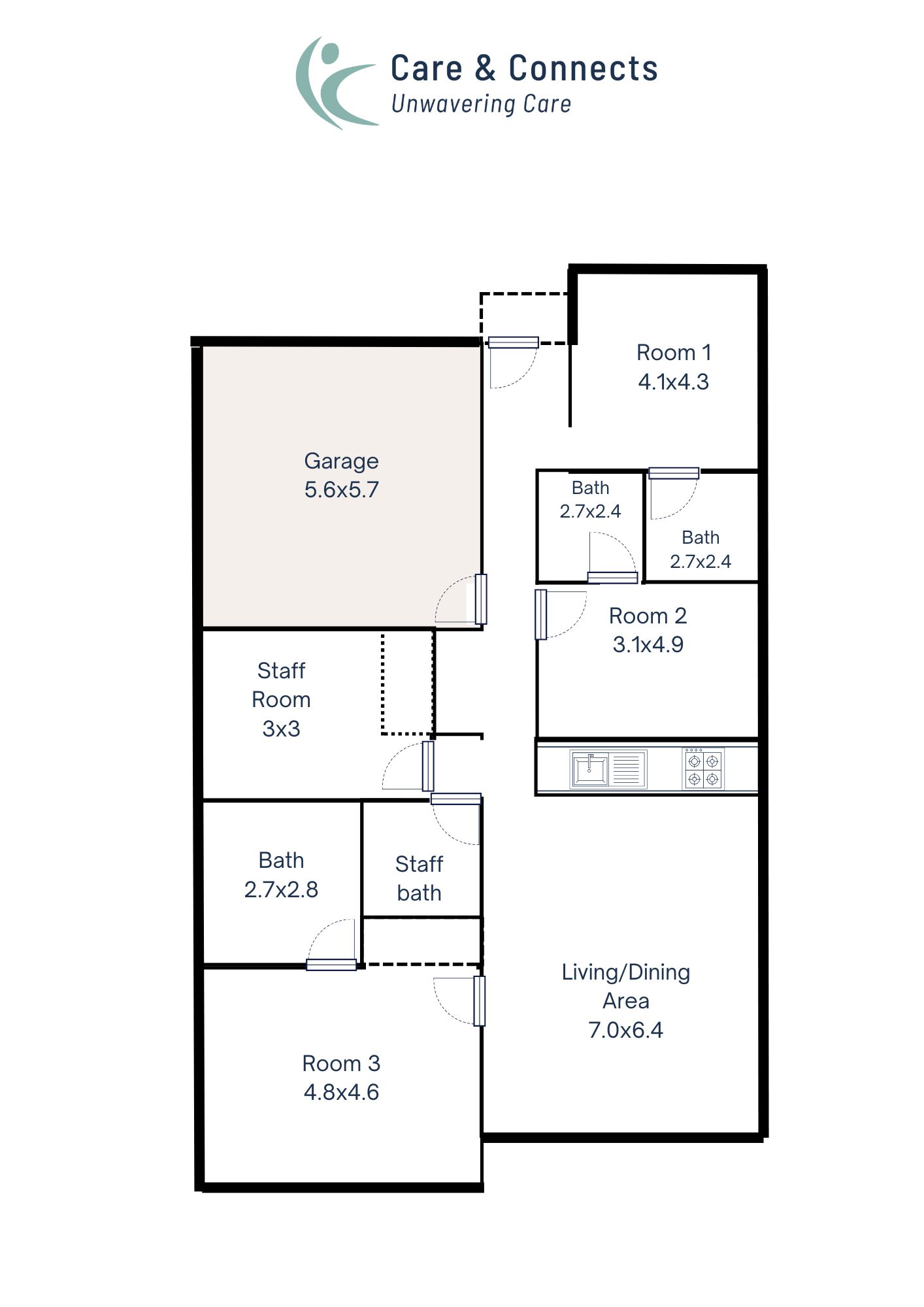 CARE & CONNECTS PTY LTD — Floorplan 1