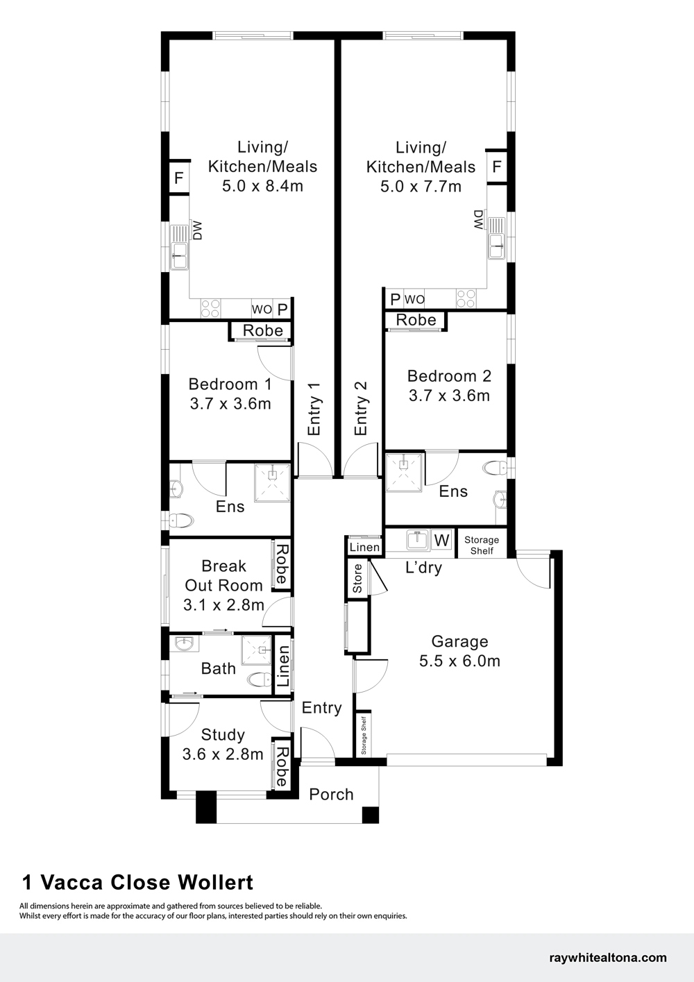 A Haven of Independence: Two Separate HPS Homes in Wollert’s Growing Horizon — Floorplan 1