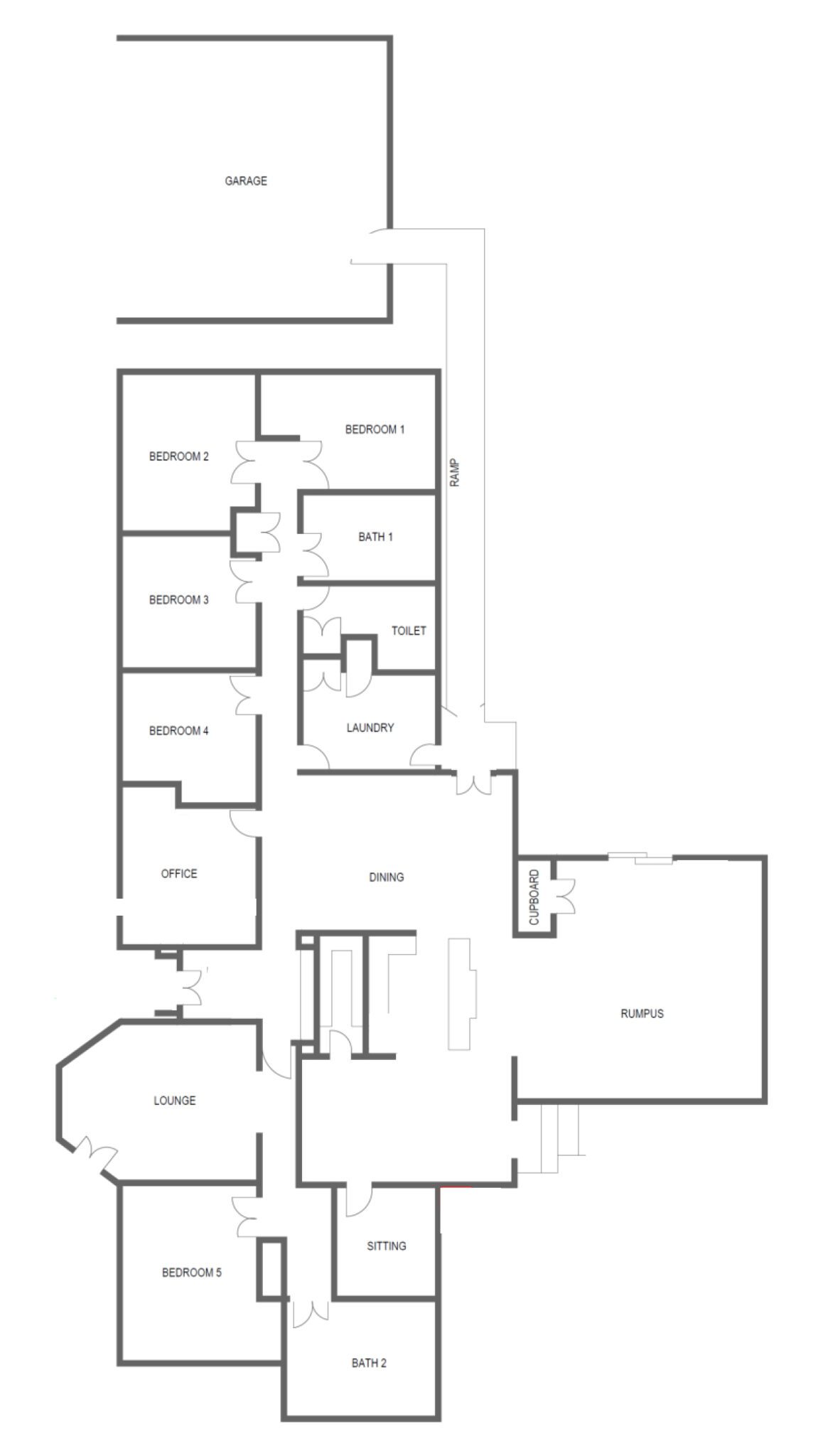 Attractive single-level home in a peaceful location — Floorplan 1