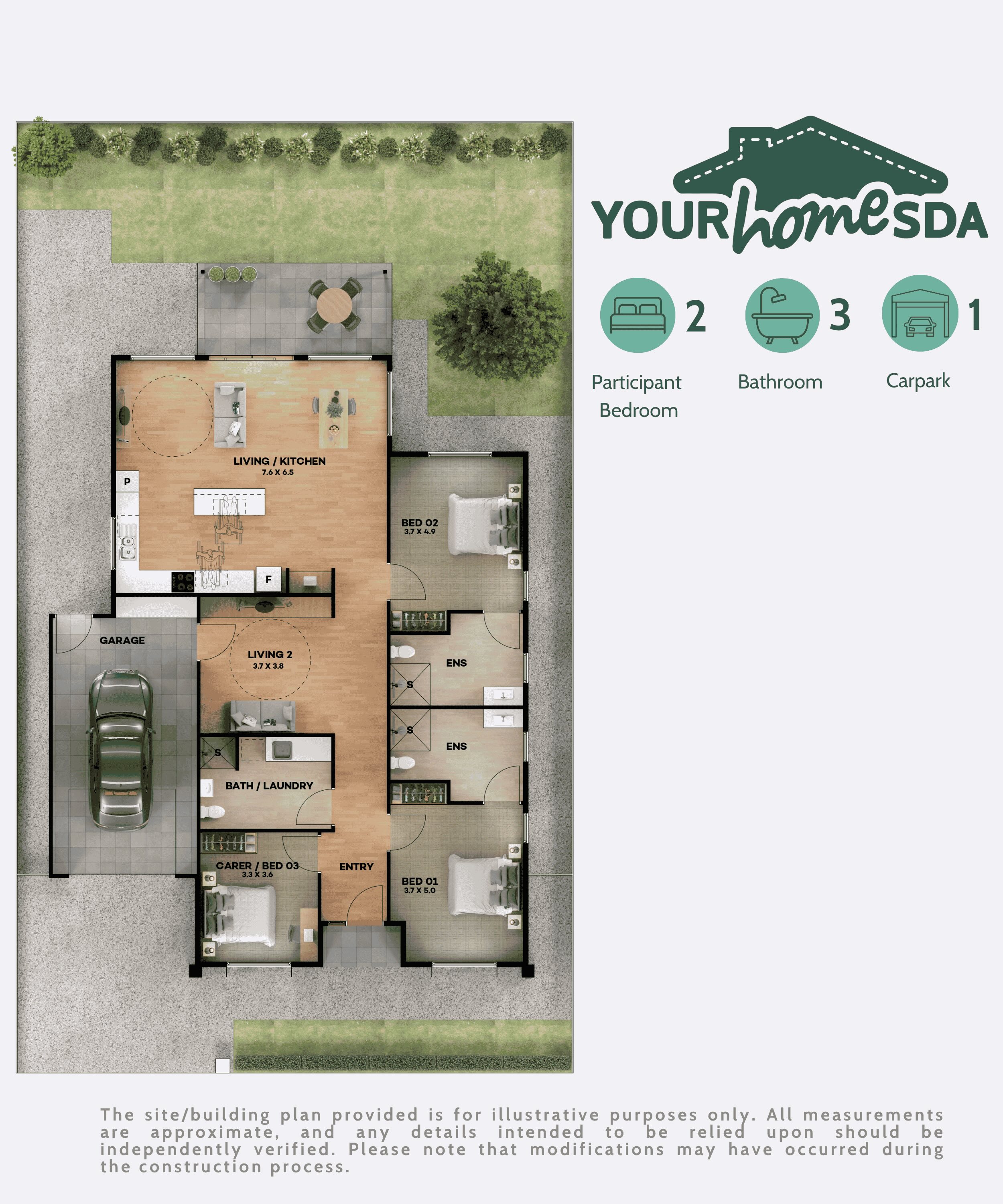 Mount Gambier, SA 5290 — Floorplan 1