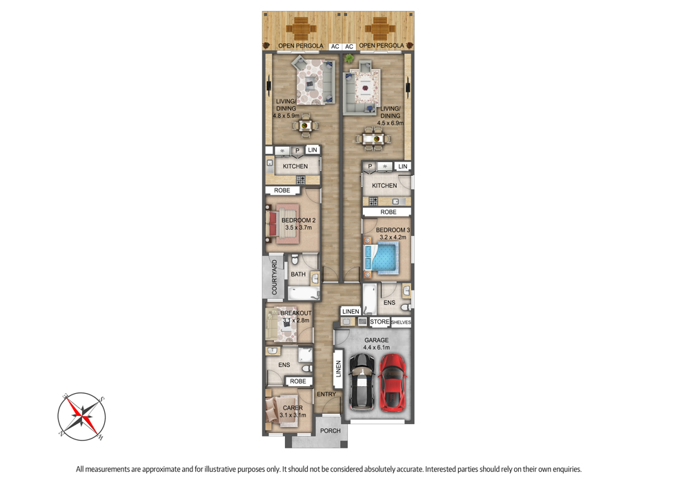 Robust SDA 2-Participant Independent Living Dual-Home Single Title — Floorplan 2