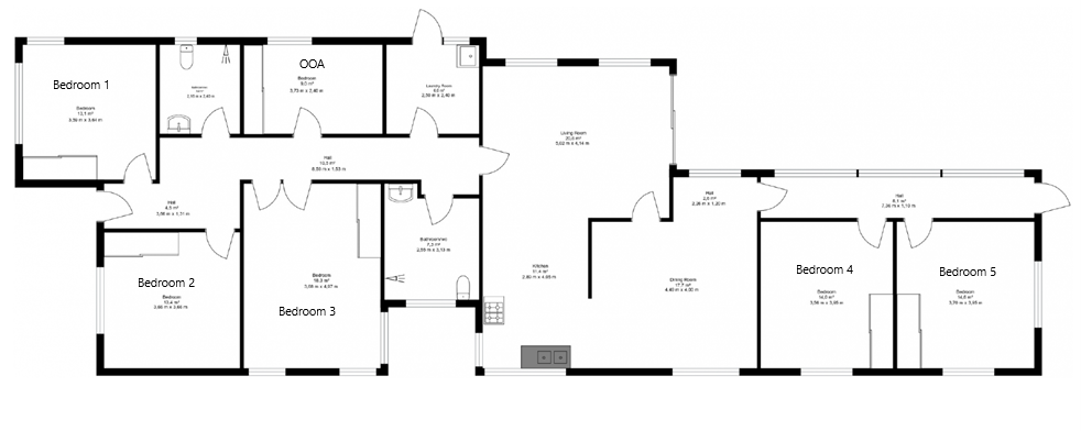 One vacancy in an Improved Livability home in Pascoe Vale — Floorplan 1