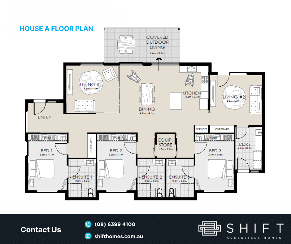 Gloria Wilson Court Gosnells SDA House A — Floorplan 1