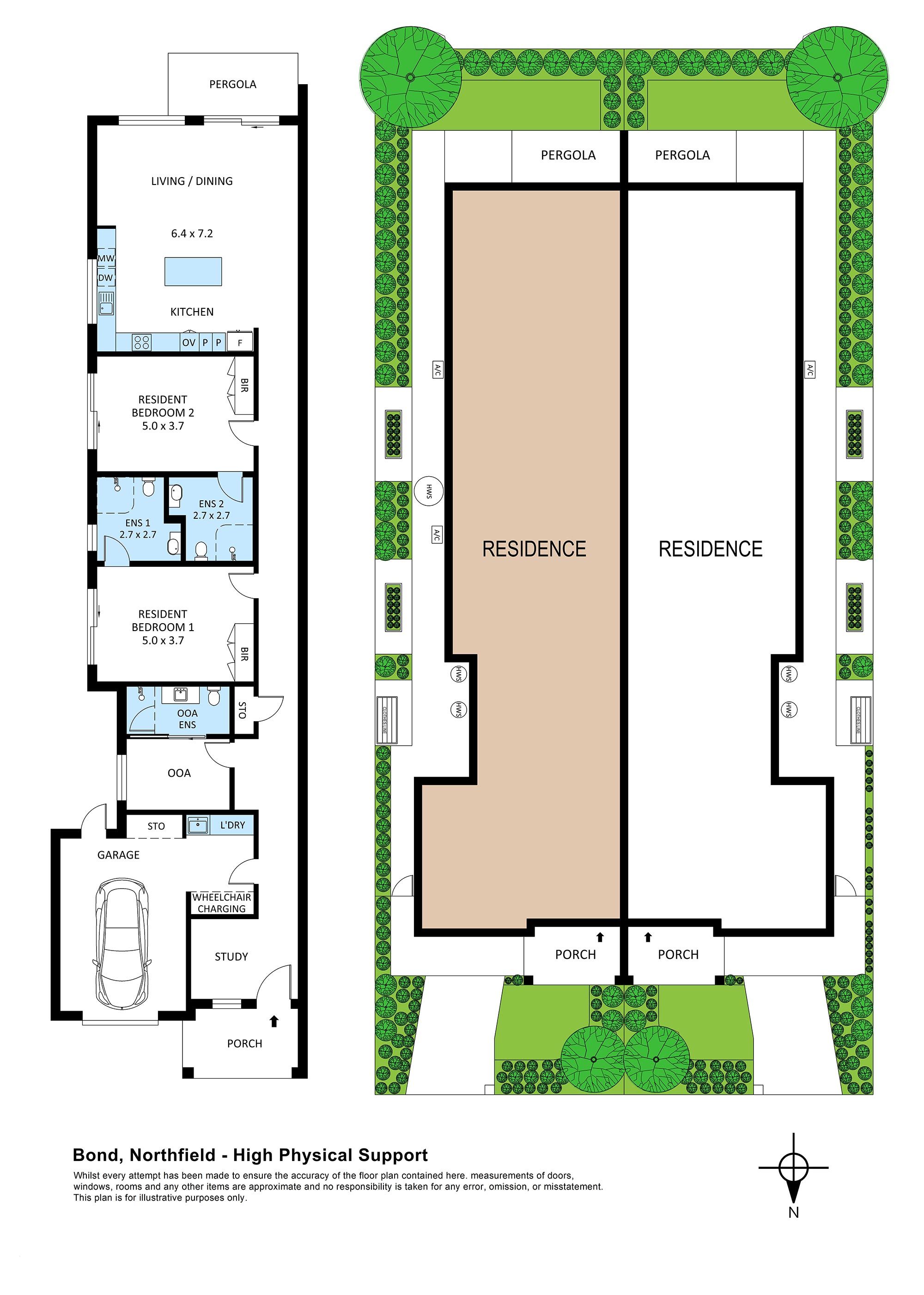 Connected City-Fringe Living in Northfield — Floorplan 1