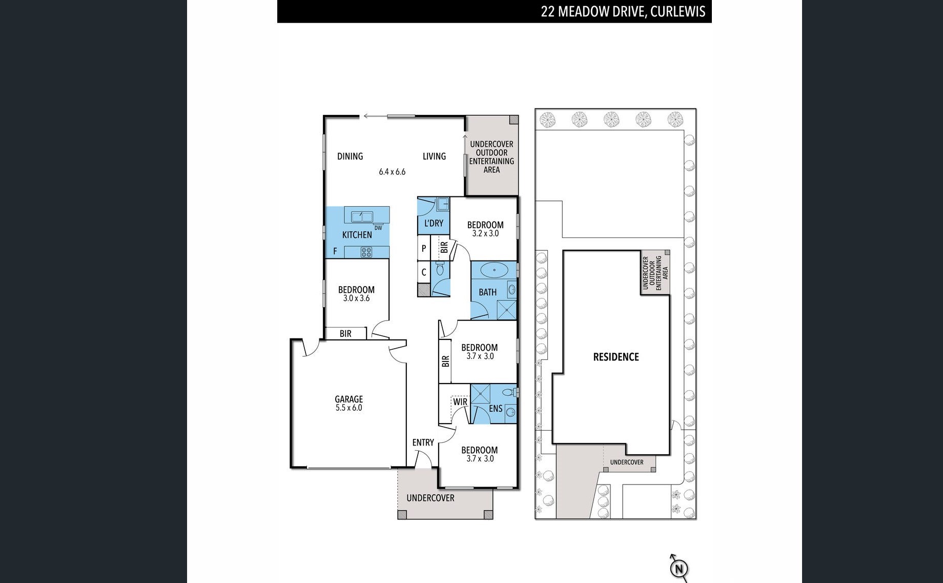 SIL property with modern design and open living plan in Curlewis — Floorplan 1