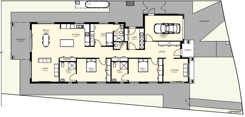 Home in Mornington — Floorplan 1