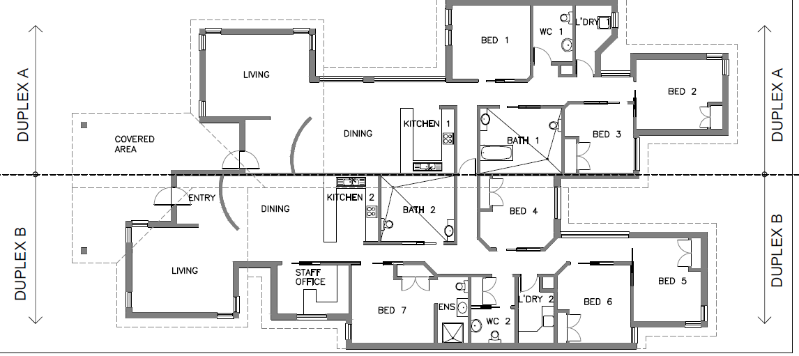 Your own en-suite bathroom in vibrant Carnegie. — Floorplan 1