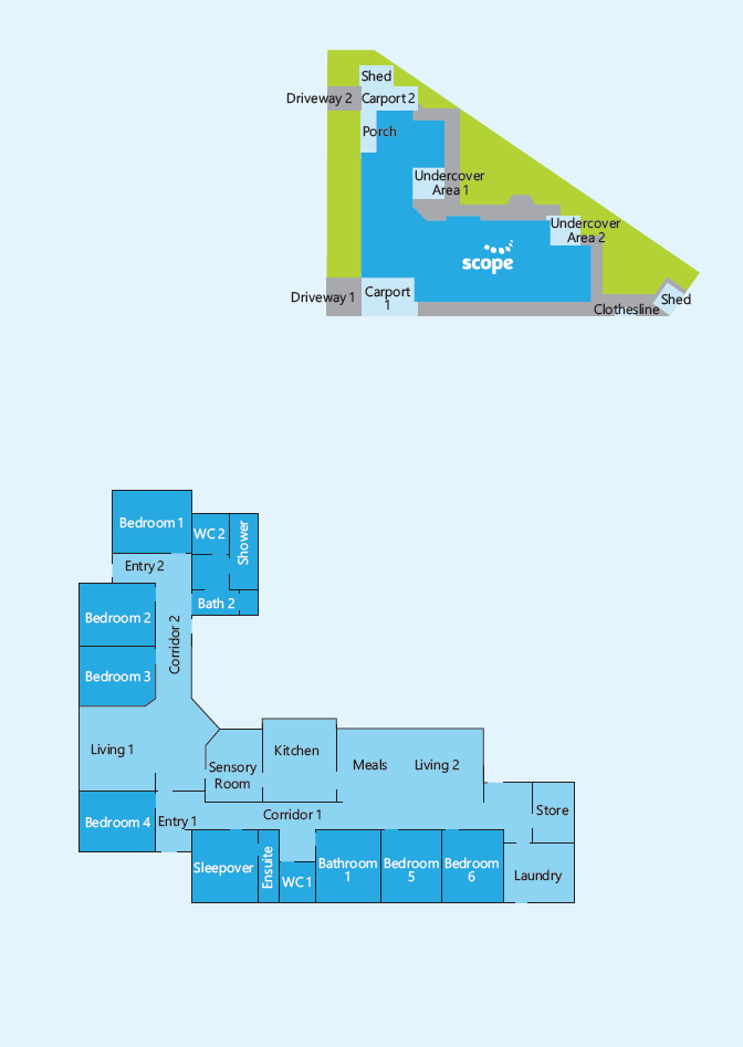 Supported Independent Living in Noble Park — Floorplan 1